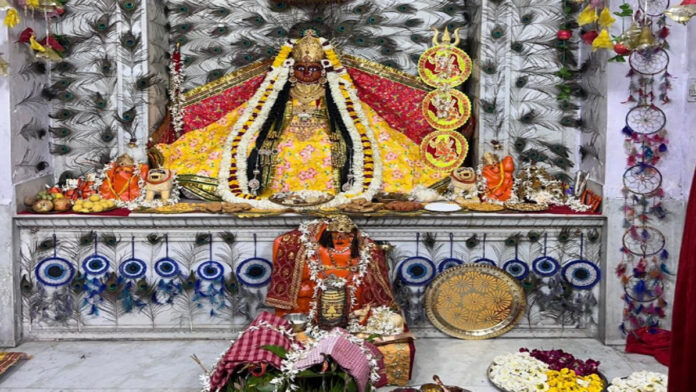 Mother Kalaratri—the seventh manifestation of Goddess Durga—was worshipped in every household. Mother Kalaratri—the seventh manifestation of Goddess Durga—was worshipped in every household.