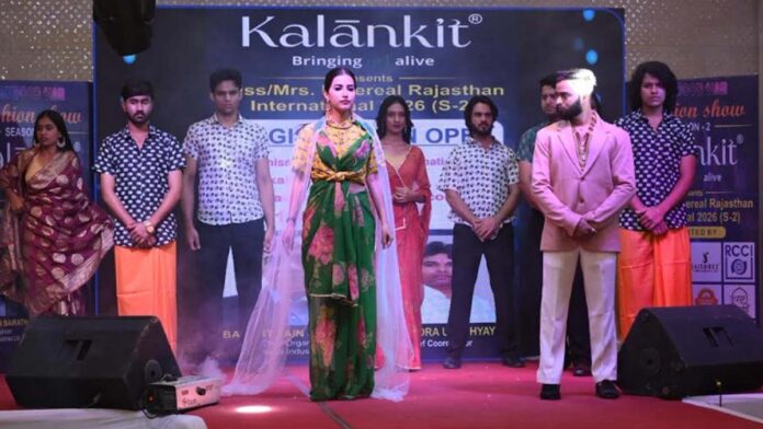 Auditions for 'Kalankit Miss Ethereal Rajasthan International 2026' held in Jaipur.