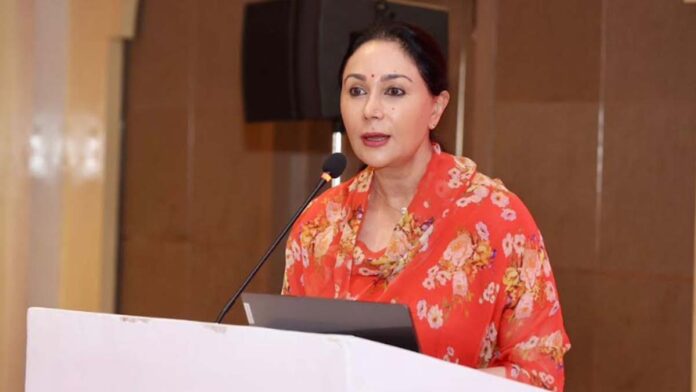 Deputy Chief Minister Diya Kumari sets an example of simplicity and traditional values ​​on Ram Navami.