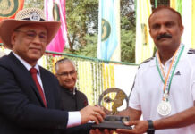 राजस्थान पुलिस के उप अधीक्षक दिलीप सिंह ने अखिल भारतीय पुलिस टेनिस में जीता सिल्वर मेडल