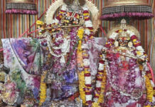 श्री गोविंददेवजी मंदिर में रंगों की बौछार: ठाकुरजी संग भक्तों ने खेली फूलों की होली Splash of colours at Shri Govinddevji Temple
