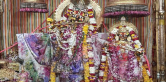 श्री गोविंददेवजी मंदिर में रंगों की बौछार: ठाकुरजी संग भक्तों ने खेली फूलों की होली Splash of colours at Shri Govinddevji Temple