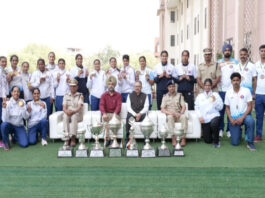 राजस्थान पुलिस के पदक विजेता खिलाड़ियों का पुलिस मुख्यालय में भव्य सम्मान Grand Felicitation of Rajasthan Police Medal-Winning Athletes at Police Headquarters