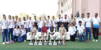 राजस्थान पुलिस के पदक विजेता खिलाड़ियों का पुलिस मुख्यालय में भव्य सम्मान Grand Felicitation of Rajasthan Police Medal-Winning Athletes at Police Headquarters