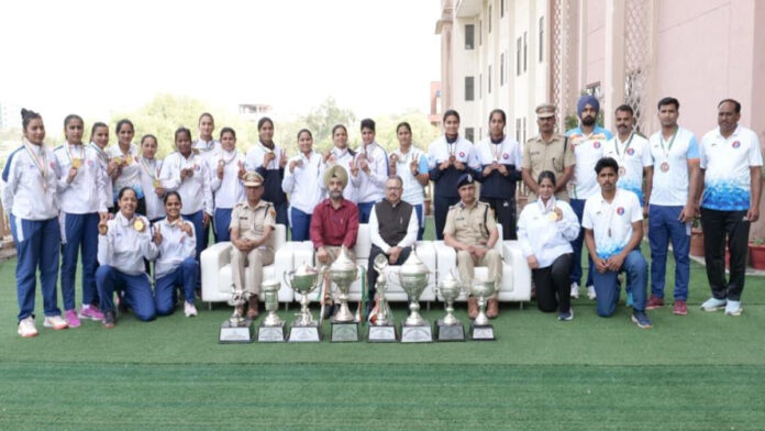Grand Felicitation of Rajasthan Police Medal-Winning Athletes at Police Headquarters