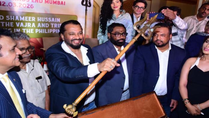 Trishul-Vajra found in Philippine excavations unveiled in Mumbai Trishul-Vajra found in Philippine excavations unveiled in Mumbai