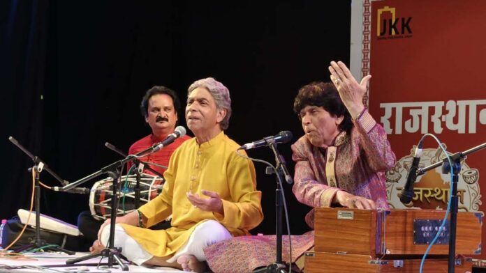 Rajab Ali Bharti added melodic sweetness to the festival with his ghazal singing