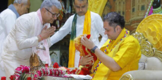 भक्ति में डूबा जयपुर: श्रीकृष्ण कथा में विरह और समर्पण का संदेश Jaipur Immersed in Devotion: The Message of Separation and Surrender in the Shri Krishna Katha