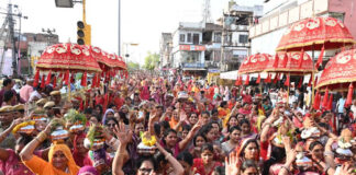 11 हजार महिलाओं की ऐतिहासिक कलश यात्रा, 20 से जयपुर में प्रदीप मिश्रा सुनाएंगे शिव पुराण कथा