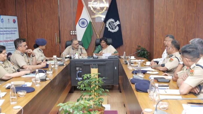 Meeting of National Commission for Women and Police Officers on Women's Safety