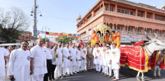 महावीर जयंती का उल्लास- धूमधाम से निकली शोभायात्रा में गूंजा ‘जय महावीर-जय महावीर The Jubilation of Mahavir Jayanti