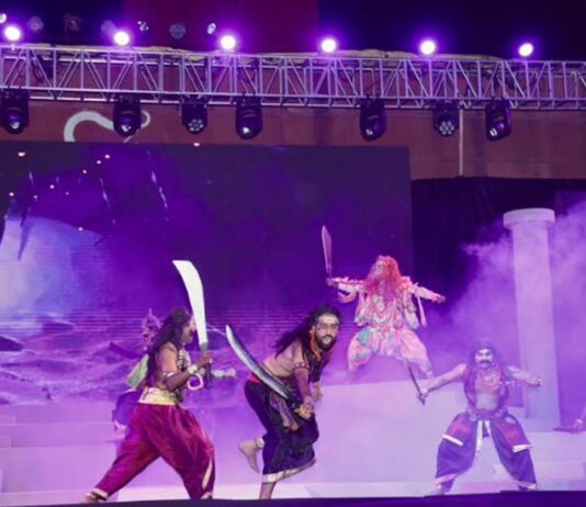 राजस्थान दिवस समारोह: जवाहर कला केंद्र में खेला गया विश्व का पहला नाटक समुद्र मंथन The world's first play Samudra Manthan played at Jawahar Kala Kendra