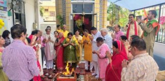 विश्व जागृति मिशन की स्थापना दिवस पर नवचंडी यज्ञ का आयोजन Navchandi Yagna Organized on the Foundation Day of Vishwa Jagriti Mission