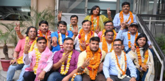 मुकेश मीणा चौथी बार प्रेस क्लब के अध्यक्ष निर्वाचित Mukesh Meena Elected Press Club President for the Fourth Time