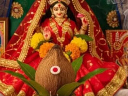 नवरात्र स्थापना: घर-घर में घट स्थापना के साथ नौ दिवसीय अनुष्ठान शुरू The nine-day ritual begins in households everywhere with the *Ghat Sthapana* ceremony.