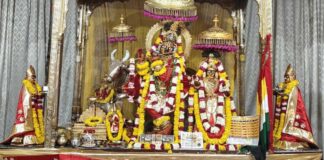 नव संवत्सर पर भक्तों ने किया ठाकुरजी का भव्य स्वागत, आराध्य गोविंददेवजी मंदिर में गज पूजन Devotees gave a grand welcome to Thakurji on the occasion of Nav Samvatsar