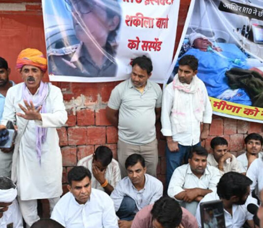 परिवहन विभाग की गाड़ी से टकराने वाले गौतम मीणा ने तोड़ा दम