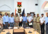 पुलिस कंट्रोल रूम व यातायात कंट्रोल रूम के उत्कृष्ट कार्य करने वाले पुलिसकर्मी सम्मानित