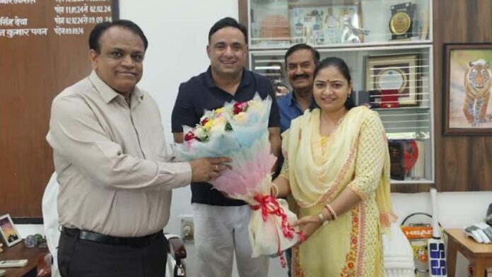 ACS Sports Praveen Gupta Inspects Stadium ACS Sports Praveen Gupta Inspects Stadium