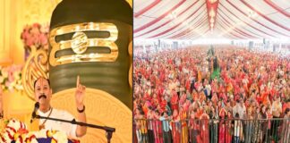 पं. प्रदीप मिश्रा की कथा में उमड़ा जनसैलाब, भक्ति में डूबा जयपुर Pt. Crowds gathered in Pradeep Mishra's story, Jaipur immersed in devotion