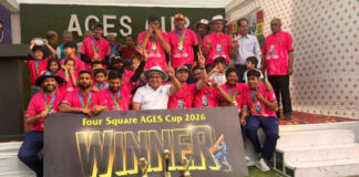 रेनबो स्टार्स ने जीता 5वां एजीईएस क्रिकेट टूर्नामेंट