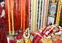 रामनवमी पर उपमुख्यमंत्री दीया कुमारी ने सिटी पैलेस में की पूजा-अर्चना