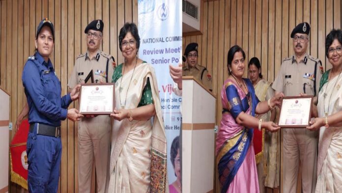 Women police personnel, security friends and Kalika unit honored at the police headquarters