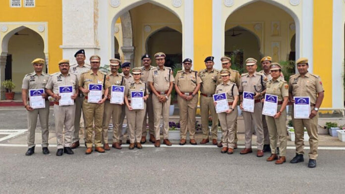 The Police Commissioner honored eleven police officers and personnel with the DGP Disc and Certificates. The Police Commissioner honored eleven police officers and personnel with the DGP Disc and Certificates.