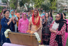 संगम ग्रुप मानसरोवर द्वारा नवरात्रि के अवसर पर विश्व शांति हेतु पूजा-पाठ का आयोजन Sangam Group, Mansarovar, Organizes Prayers for World Peace on the Occasion of Navratri