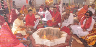 सात दिवसीय हनुमंत जन्मोत्सव में हनुमान जी महाराज की लीलाओं का कराया श्रवण