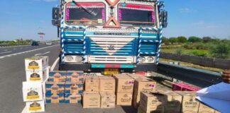 ऑपरेशन एंटी वेनम अभियान : 65 कार्टन अवैध शराब के साथ तस्कर गिरफ्तार