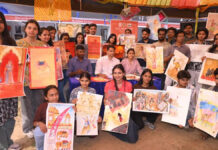 युवा कलाकारों ने उकेरा राजस्थान का गौरवशाली इतिहास