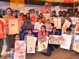 युवा कलाकारों ने उकेरा राजस्थान का गौरवशाली इतिहास