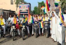 जयकारों के साथ निकली अहिंसा रैली: मंदिरों में महाआरती Ahimsa Rally Sets Out Amidst Chants of Victory; Grand Aarti Held in Temples