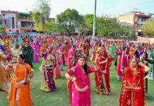घूमर समारोह में गूंजी परंपरा की धुन: दीया कुमारी ने बढ़ाया उत्साह Traditional tune echoed in Ghoomar ceremony: Diya Kumari increased enthusiasm