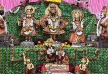 चांदपोल स्थित श्री रामचन्द्र मंदिर में राम जन्मोत्सव में भक्ति-संगीत से गूंजेगा धाम The shrine at the Shri Ramchandra Temple in Chandpole will resound with devotional music during the Ram Janmotsav celebrations.