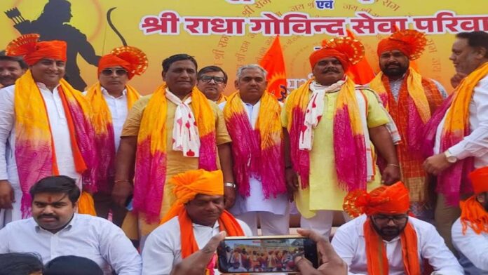 The Procession Was Grandly Welcomed at Heeda Ki Mori. The Procession Was Grandly Welcomed at Heeda Ki Mori.