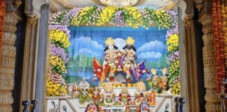 जय श्री राम से गूंजा गुप्त वृन्दावन धाम