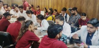 सीआईटीएम में आयुर्वेद जागरूकता शिविर में 600 से अधिक विद्यार्थियों ने लिया लाभ More than 600 students benefited from Ayurveda awareness camp at CITM