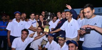विधायक एकादश को हरा आईएएस एकादश बनी चैंपियन IAS XI became champions by defeating MLA XI
