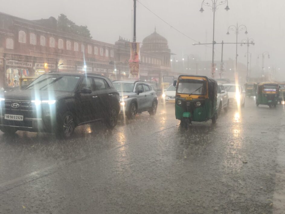 rain in jaipur