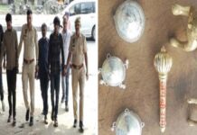 मंदिर चोरी करने वाले तीन शातिर चोर गिरफ्तार Three Cunning Temple Thieves Arrested
