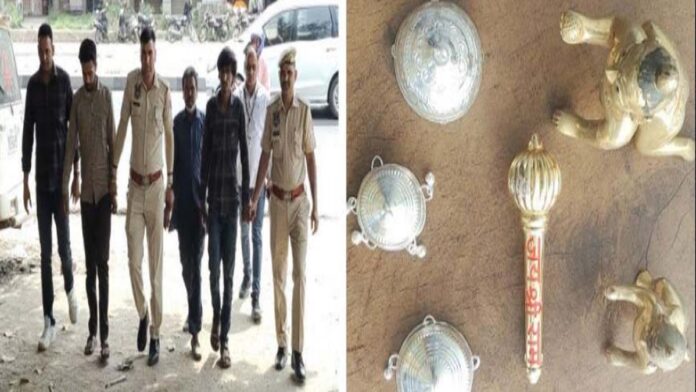 Three Cunning Temple Thieves Arrested