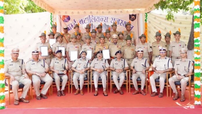 Discipline and alertness alone define the true identity of the police: DGP Rajiv Kumar Sharma