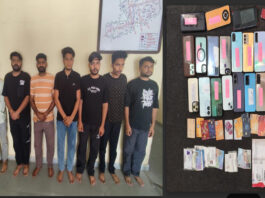 एस्कॉर्ट सर्विस और बॉडी मसाज के नाम पर ठगी करने वाले गिरोह का भंडाफोड़ Gang defrauding people in the name of escort services and body massages busted.