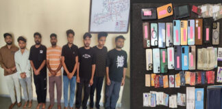 एस्कॉर्ट सर्विस और बॉडी मसाज के नाम पर ठगी करने वाले गिरोह का भंडाफोड़ Gang defrauding people in the name of escort services and body massages busted.