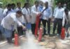 चरक भवन में फायर सेफ्टी ट्रेनिंग में नर्सिंग स्टाफ को दिए आगजनी से बचाव के गुर Fire safety training at Charak Bhawan imparted fire safety tips to nursing staff