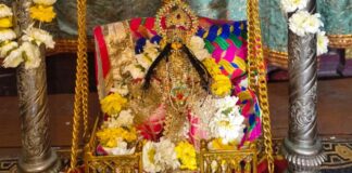 छोटी चौपड़ स्थित मंदिर में रामनवमी का छठी महोत्सव धूमधाम से मनाया The 'Chhathi Mahotsav' of Ram Navami was celebrated with great pomp and grandeur.