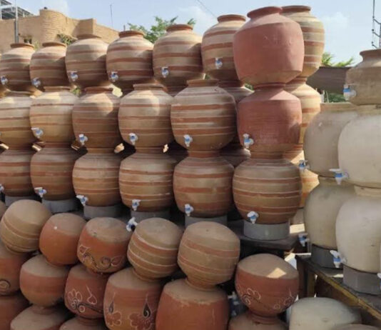 देसी ठंडक की वापसी: बाजारों में बढी मटकों की मांग ने पकड़ी रफ्तार The Return of Traditional Cooling: Demand for Earthen Pots Gains Momentum in Markets