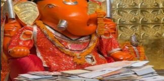 मलमास के बाद पहला बुधवार: मोती डूंगरी गणेशजी के चरणों में पहुंचे 80 हजार कार्ड 80,000 Cards Reach the Feet of Moti Dungri Ganeshji